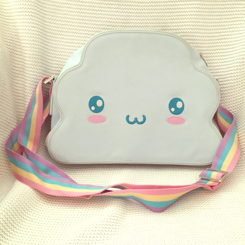 Kawaii raincloud purse